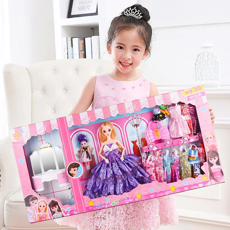 2022 горячая Распродажа 73 см мультфильм Bjd кукла с различными аксессуарами для девочек игровой домик