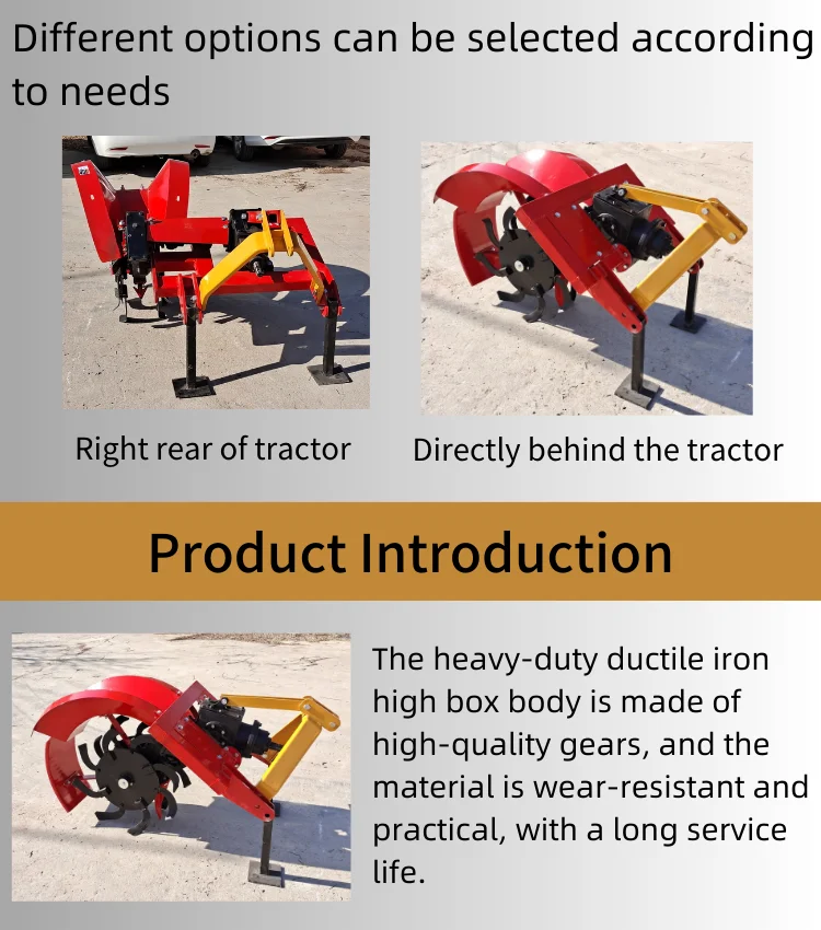 Tractor Ditching Machine Farm Tools Ditching And Ridging Machine Rotary ...