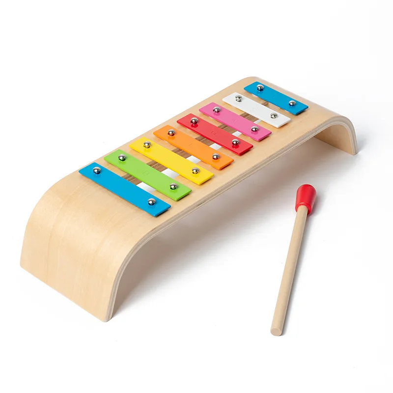 Custom Children Wooden Montessori Musical Instruments Xylophone Game Educational Activity Learning Gift Toys For Kids