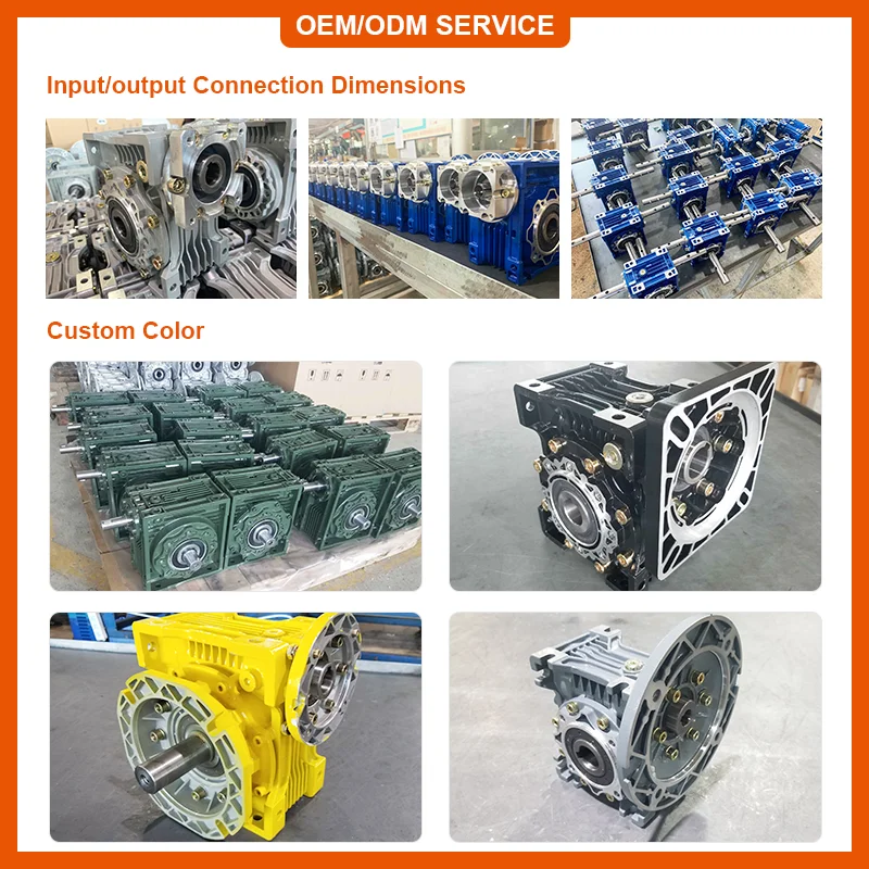 Worm Gearbox Zero Backlash 90 Degree Reverse Small Reducer Gear Motor Box Worm Gearbox
