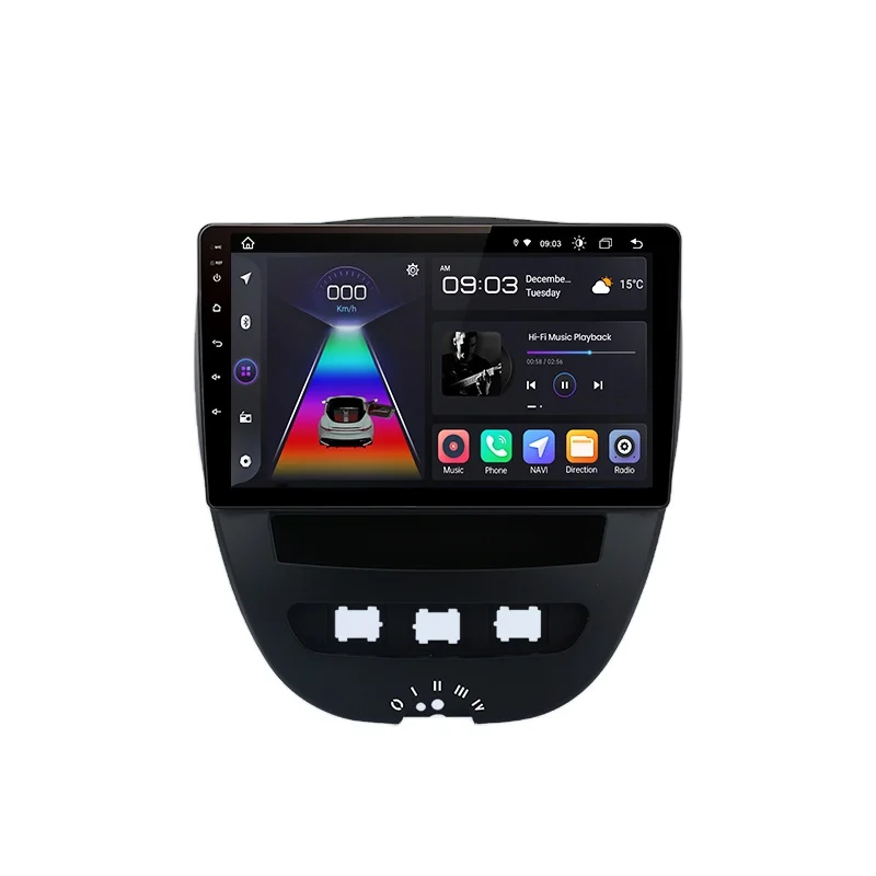 CarPlay radio voor Toyota Aygo, Peugeot 108 & Citroën C1