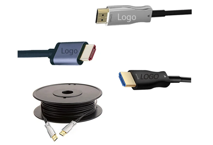 15m 20m 50m 100m Active Detachable Fiber Optic 4k 60hz Hdmi Cable For