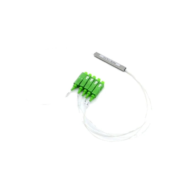 2 way 4way 8 way 16 way 1x2 1x4 1x8 1x16 fiber optic plc splitter steel tube optical PLC splitter