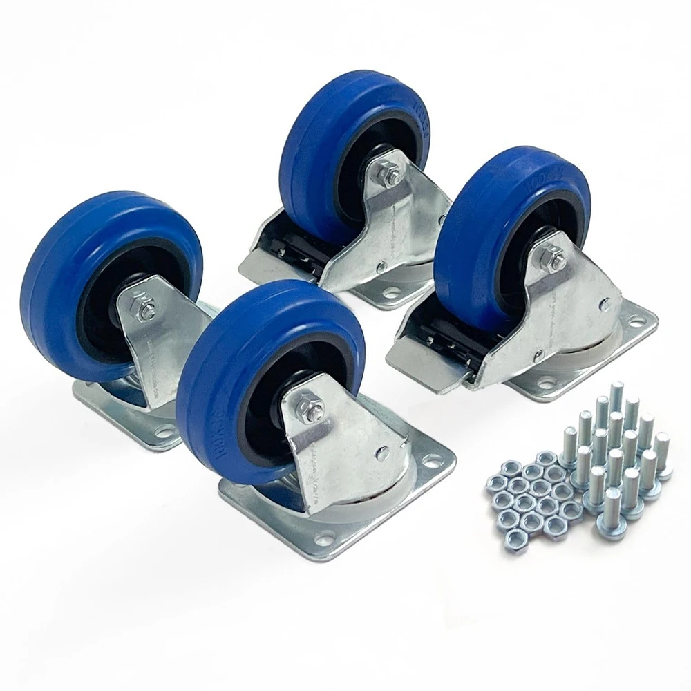 Rueda Giratoria Azul Penn Elcom W0990-v6 De 100 Mm | Cuotas Sin Interés - Foto 3