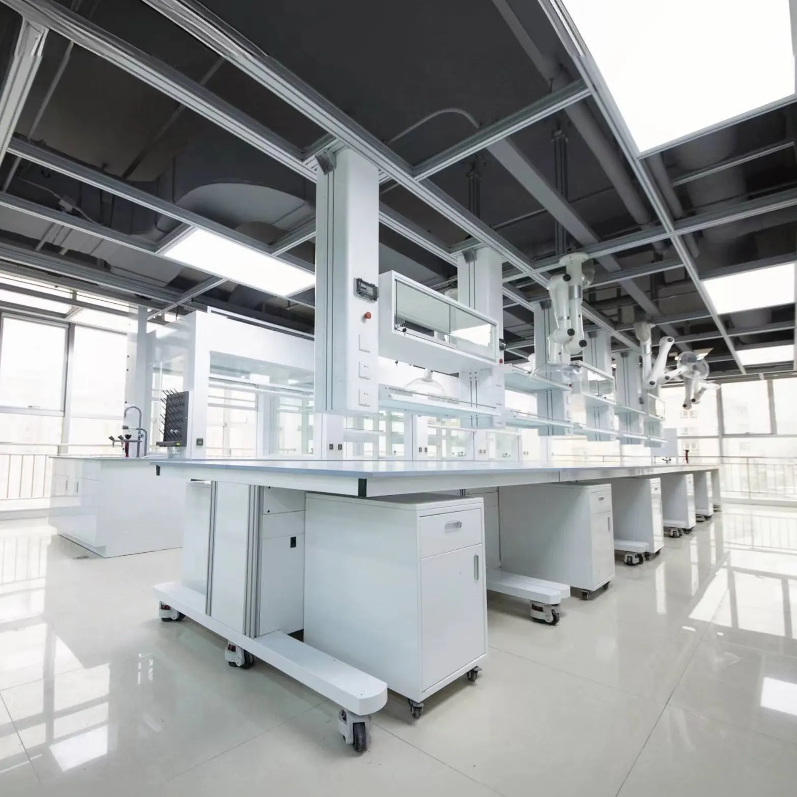 Lab Sellingunit Best Selling Chemical Lab Work Benches with Ceramic Top Island Lab ...