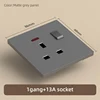 1gang+13A Socket
