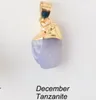 Tanzanita de diciembre