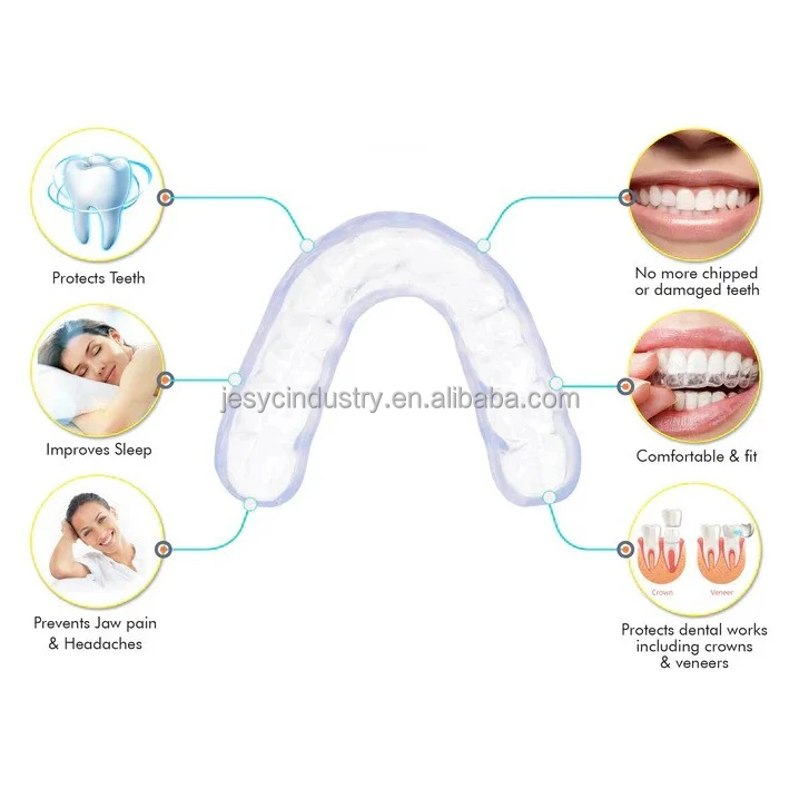 Single Tooth Protector FDA Approved Silicone Sports Mouthguard Dental Night Guard Teeth ...