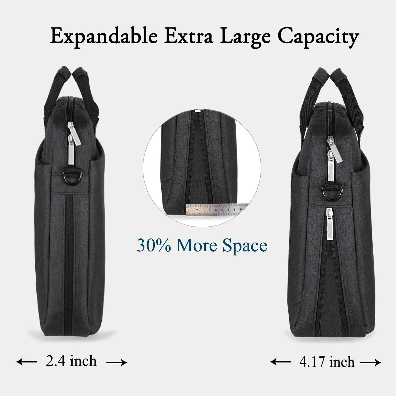 product laptop bag briefcase expandable multi function shoulder pocket for men women business travel college school-27