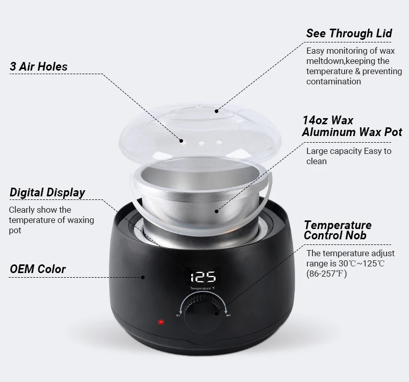 500ml Capacity Wax Pot Kit Wholesale Wax Heater Best Selling Products