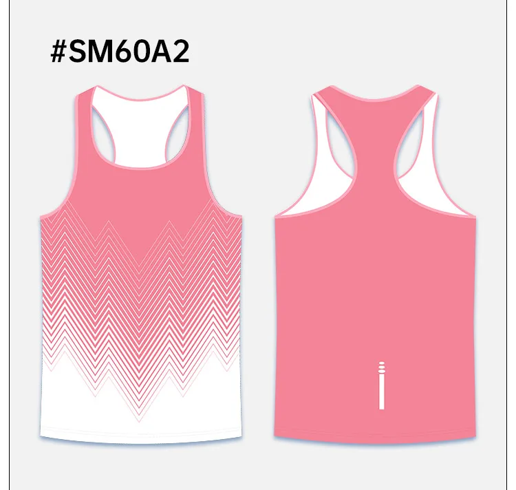 Sports Race Marathon Training Vest Running Singlet Sublimation Marathon Tank Top