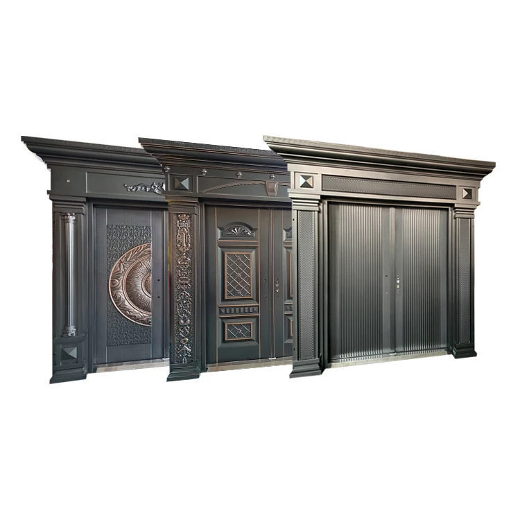 TECHTOP Customized Decorative Sliding Gate Solid Core Interior Doors Fan Gate Design Manual Retractable Gate for Villa