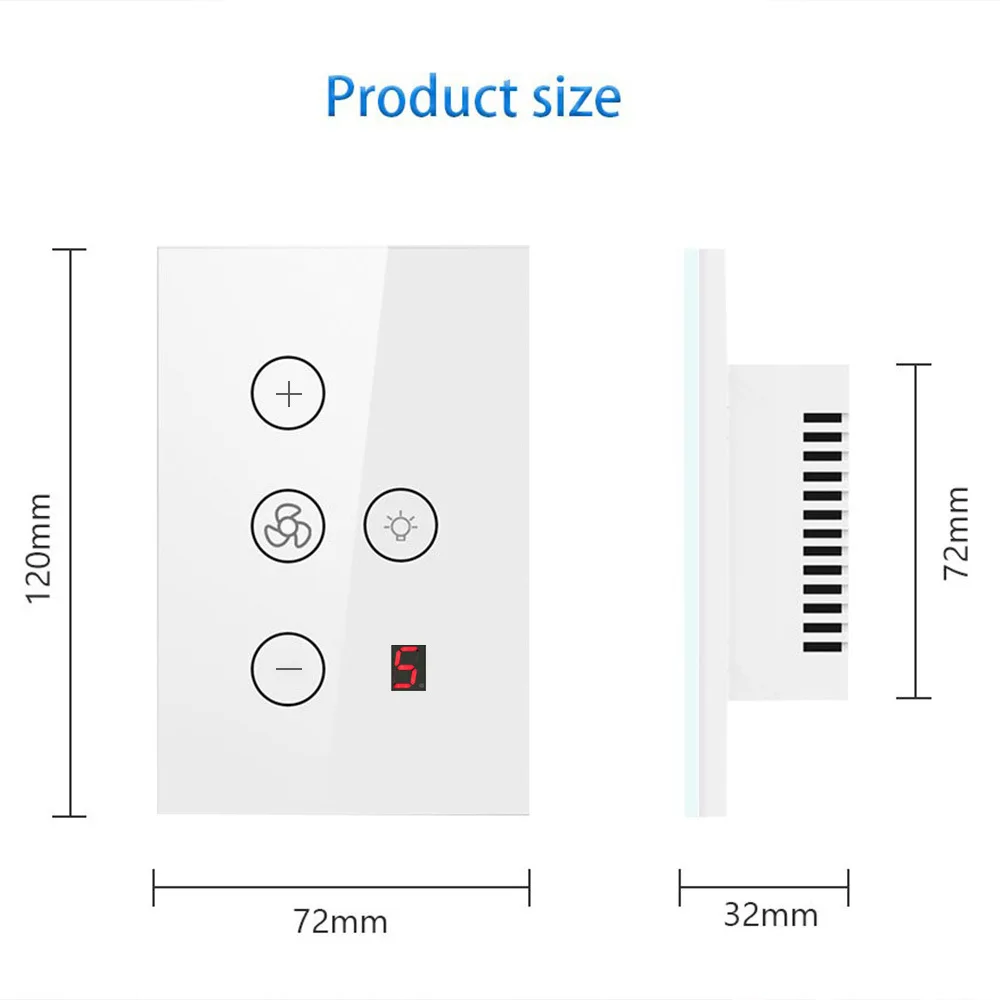 Touch Switch for Fan, JRUMP, Wall - detail 8