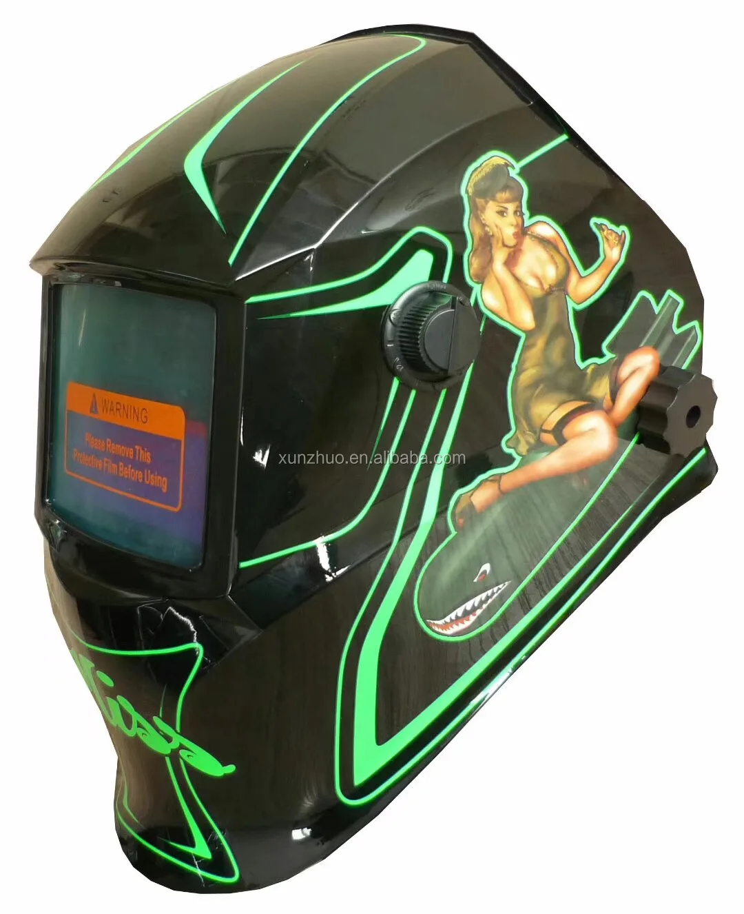 Welding Helmet 4C Lens Technology Solar Power Auto Darkening Hood True Color LCD Welder Mask Ultra Large Viewing Area Breathable