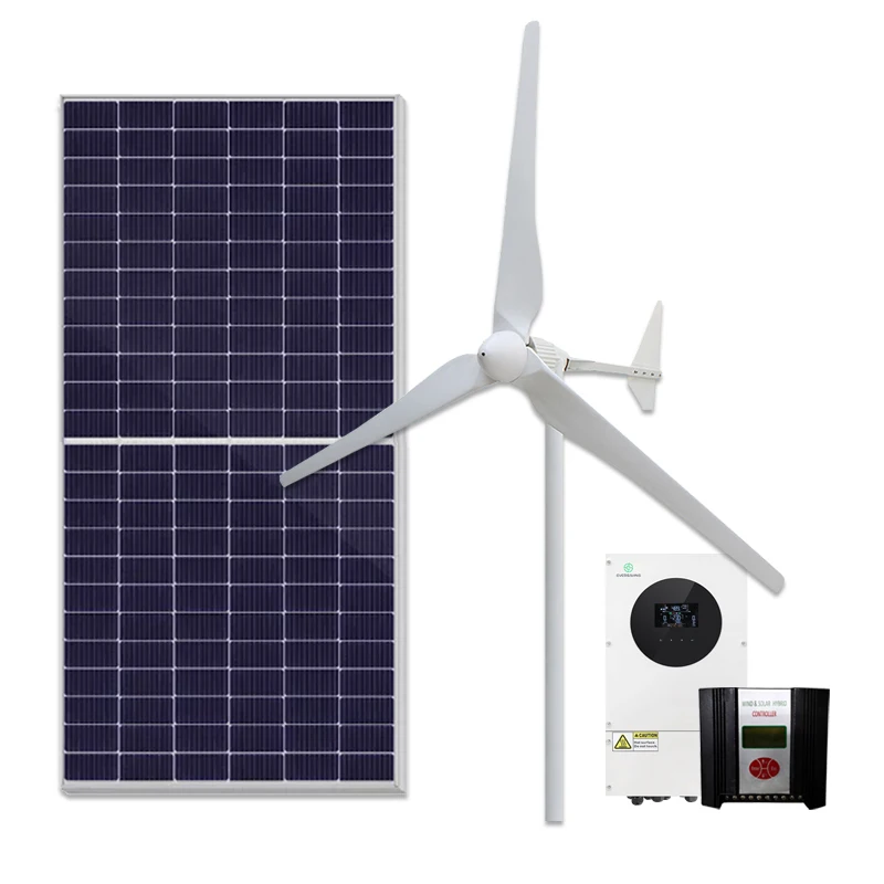 25KW Solar and Wind Turbine Hybrid System for Farm
