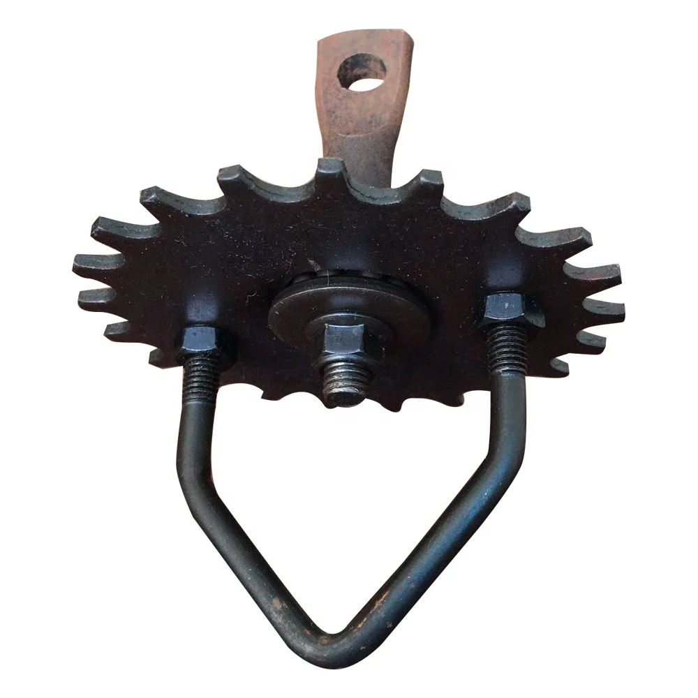 Painting Line Round Overhead Trolley Transmission Chain Hanging Oven System Drop Forged Conveyor Chain for Powder Coating