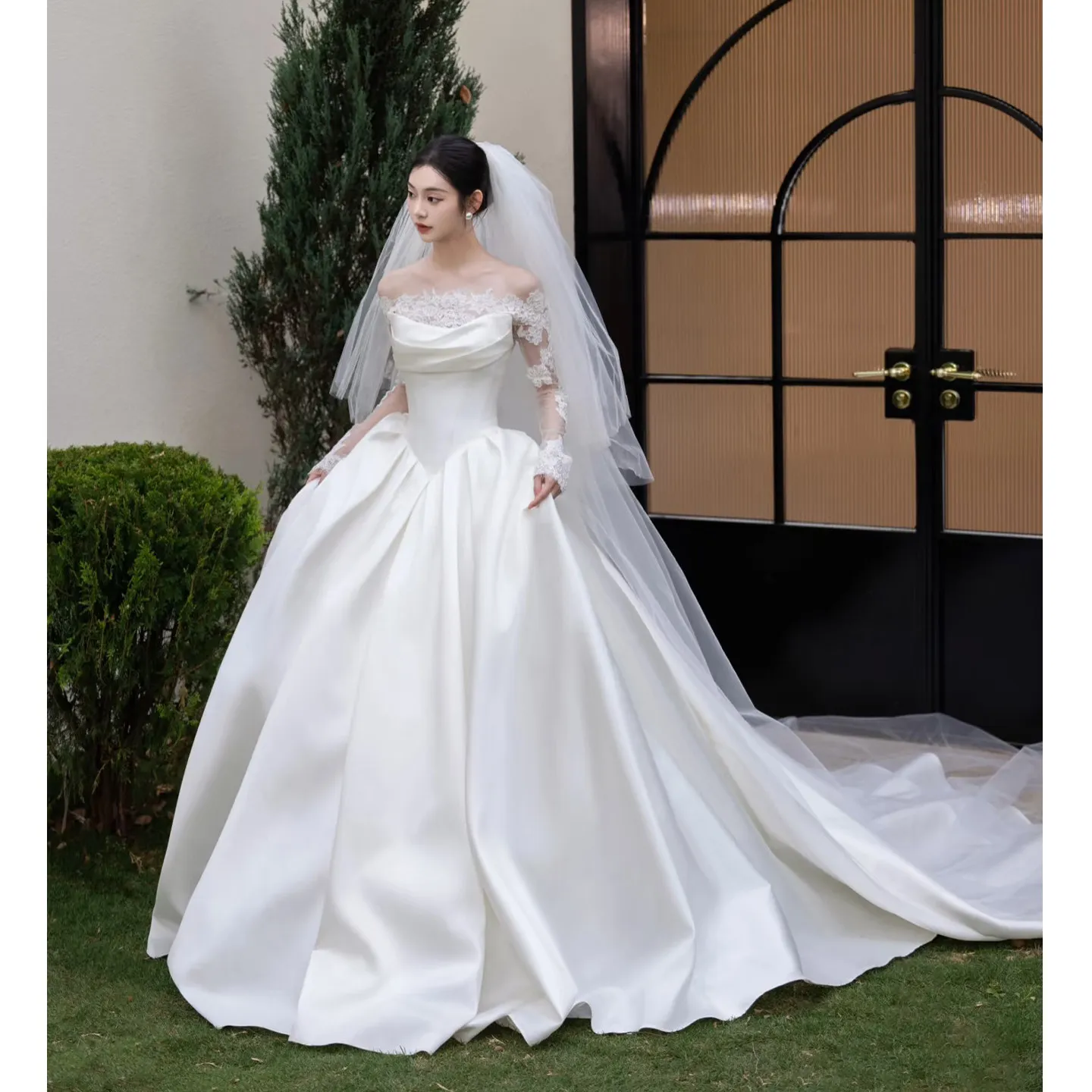 white elegant fairy tale dress Enchanted White Princess Dress White / XL main image 1