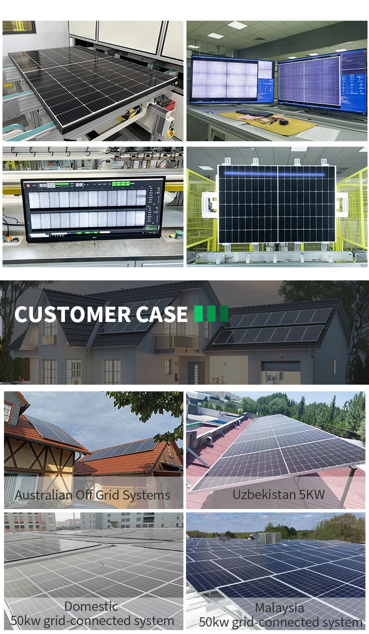 Dimensions Of 300 Watt 500W 700W 1000W Solar Panel 182Mm 210Mm A-grade Mono Solar Panel with MPPT manufacture