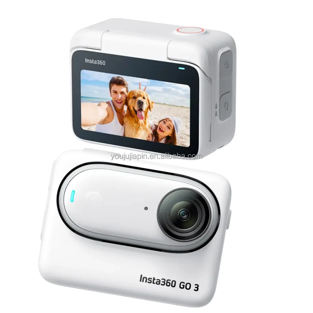 Insta360 GO 3 Original, Cámara De Acción Compacta Y Ligera, Portátil Y Multifuncional, POV, Instalación En Cualquier Lugar