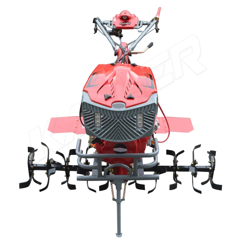 5hp/7hp/9hp//13hp Rotary Recoil/Electric Start Agricultural Farming Walking Tractor Mini Tiller Cultivators Power Weeder Tilling