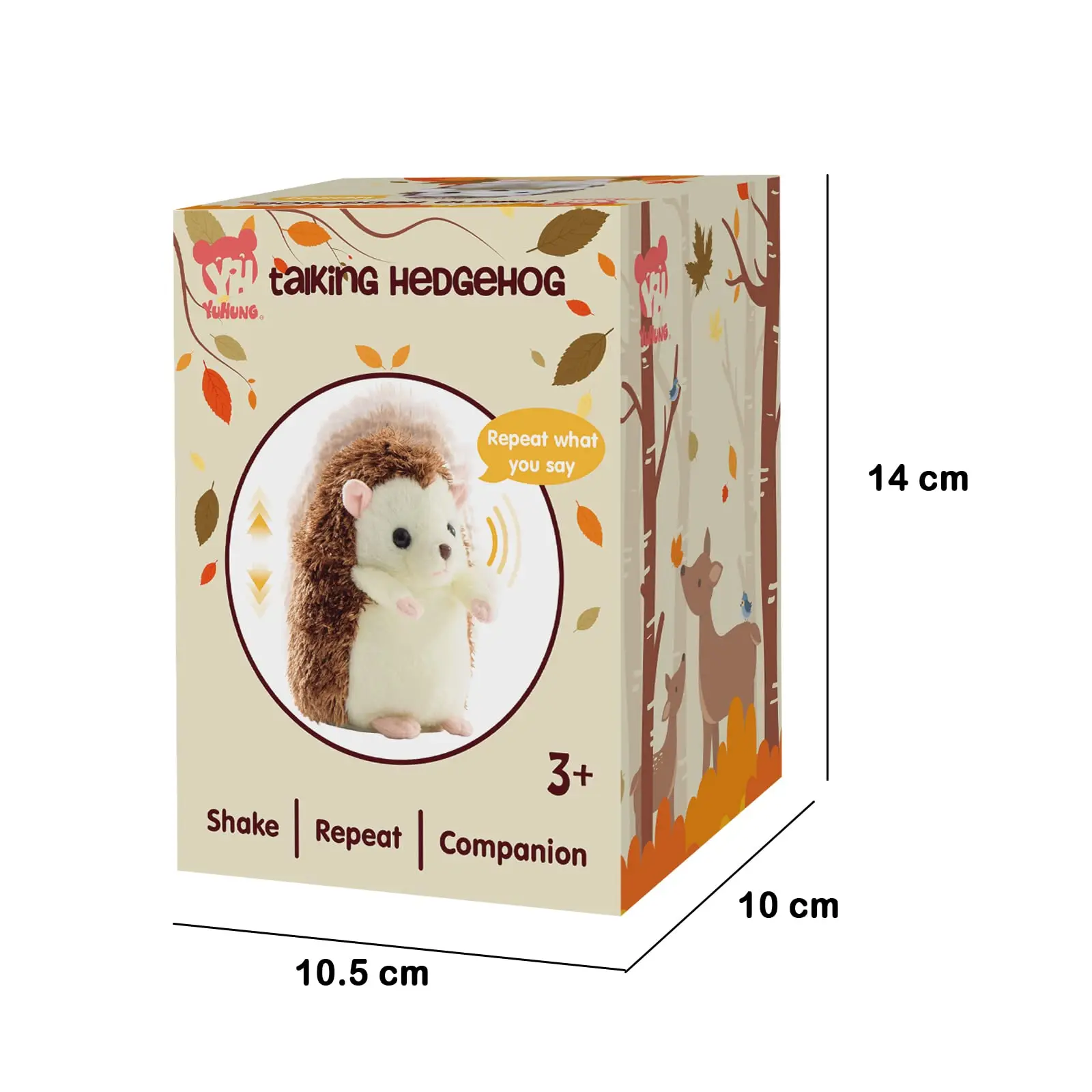 Peluche Riccio Morbido 17 Cm | Giocattolo In Peluche Per Bambini E Ragazze | Regalo Di Compleanno E Natale, Con Imballaggio Sottovuoto - copertina
