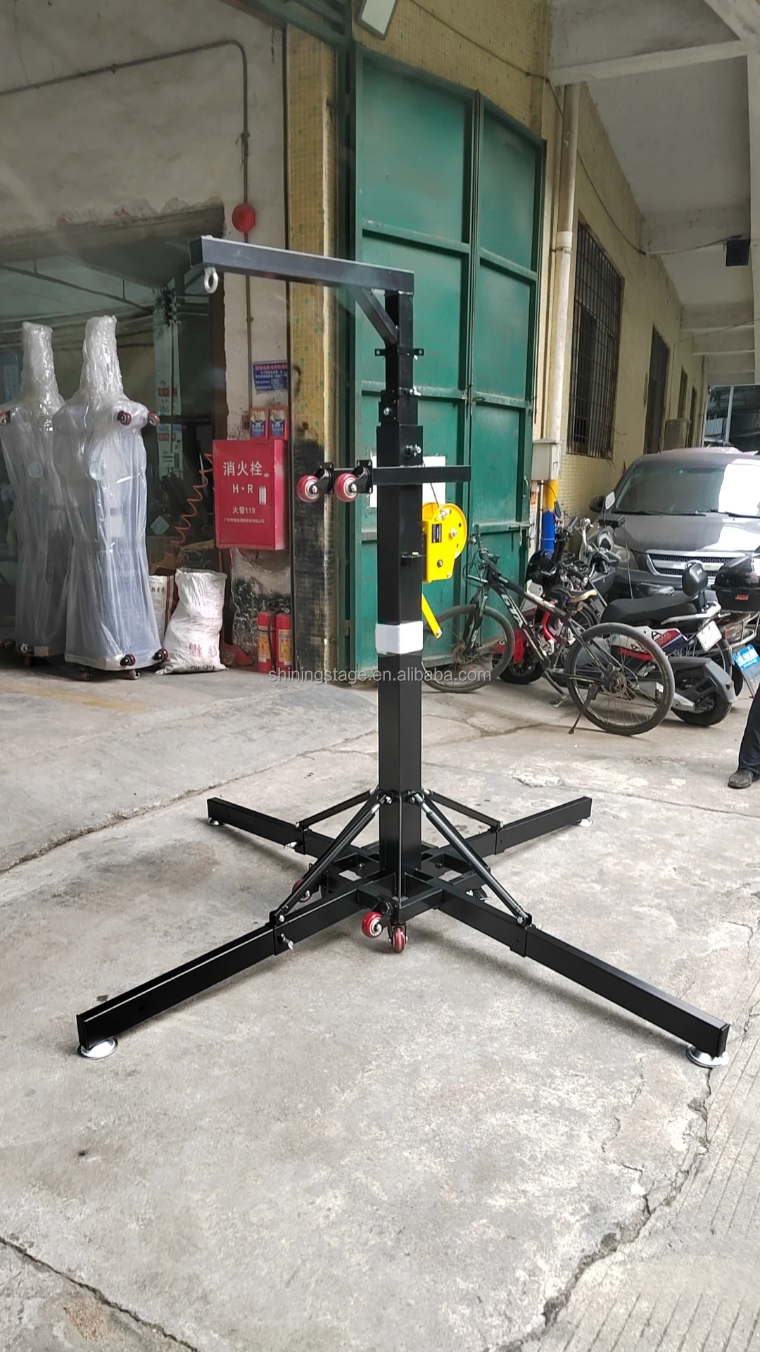 6m Speaker Lifting Tower - Heavy Duty Crank Stand Light Truss