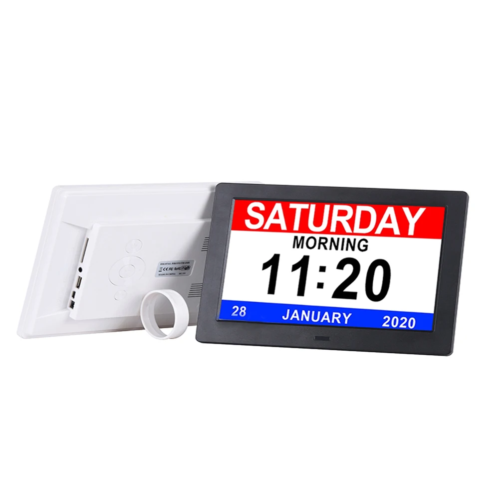 Extra Large Digital Alarm Clock Gift for Dementia Alzheimer Memory Loss WOOD 