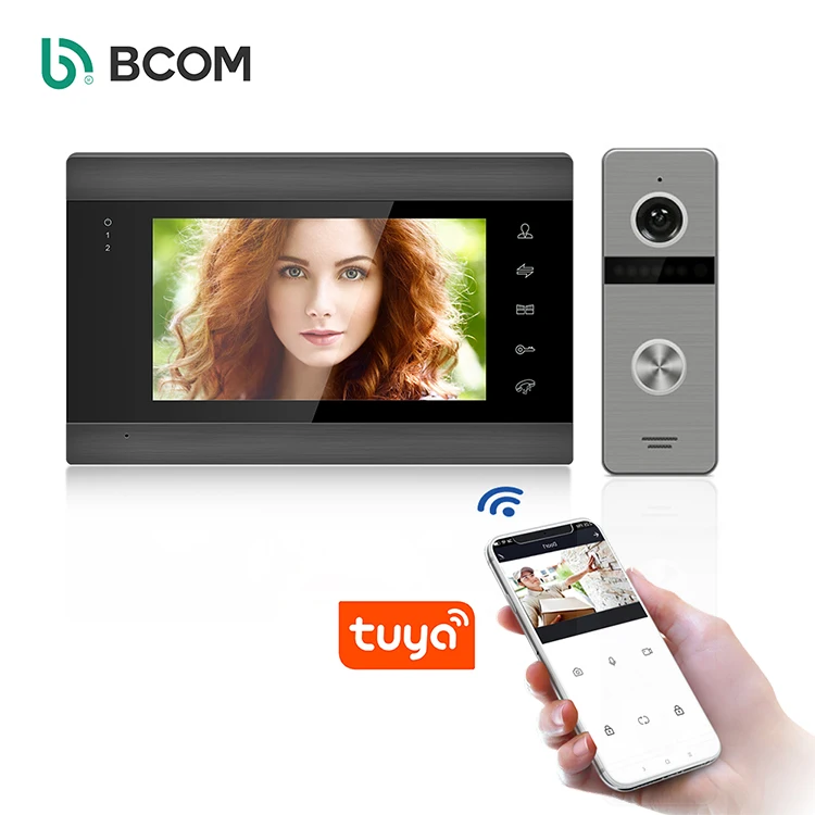 4 Wire Bideo Android Multi Storey Office Apartment Audio Building Video Door Phone Intercom System