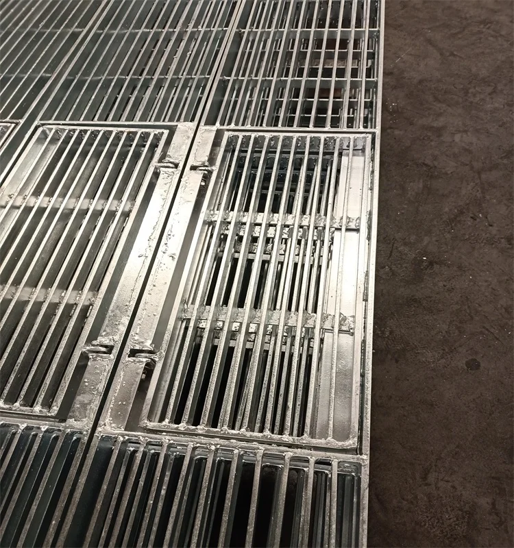 Singapore HDB Galvanized House Drain Grating 1800x300mm with Hinge for Floor Ditch Cover