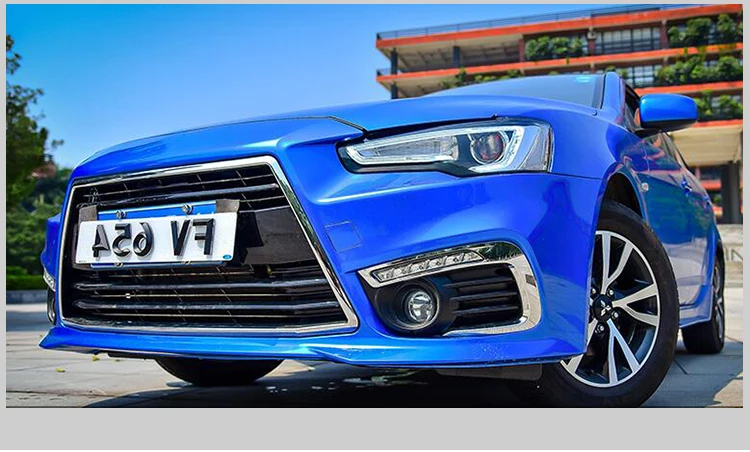 VLAND-faros LED delanteros para coche Mitsubishi, lámpara de Ojos de demonio con lentejuelas, para modelo Galant Lancer ex Fortis, 2008-2017