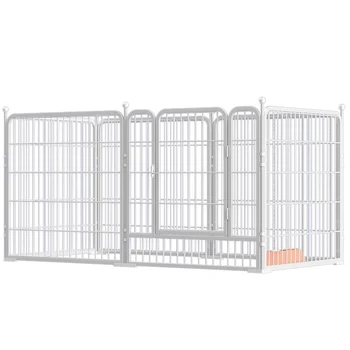 DIY Small Animal Rabbit Guinea Cat Cages Pet Dog Fence Indoor Metal Wire Panels Pet Playpen