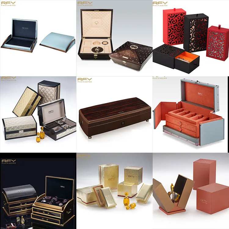 Luxury Perfume Mdf Wooden Box For Perfume Bottle Wood Storage Box Large