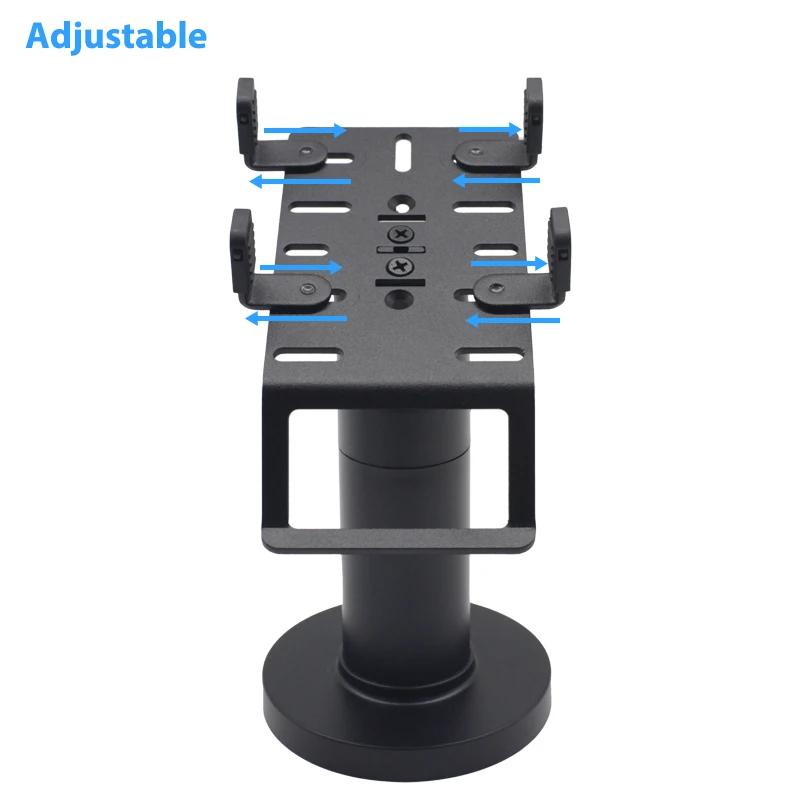 Custom Swivel POS Terminal Stand Adjustable Clamp Width Credit Card Machine Holder POS System Bracket for Verifone Payments
