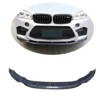 For BMW F85 F86 X5M X6M HAM Style Carbon fiber front lip For BMW X5M F85 X6M F86 2015-2019 Front spoiler