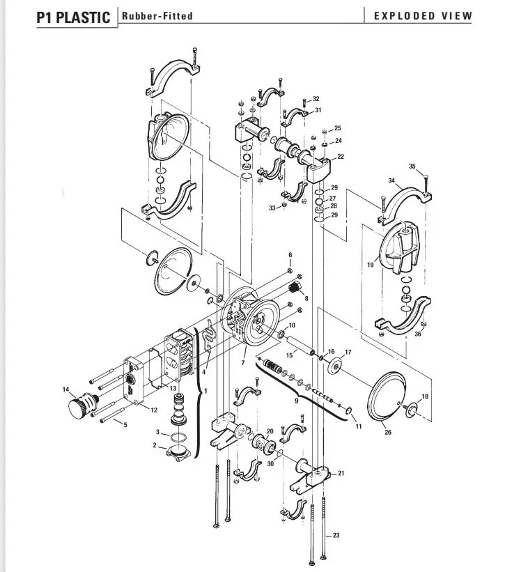 P1/PPPPP/WFS/WF/KWF Diaphragm Pump factory