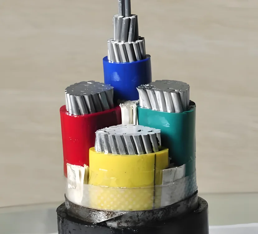 Aluminium Geleider Pvc Geïsoleerde Pvc Omhulde Stroomkabel Voor Stad Verlichting Centrale Stroomtransmissie