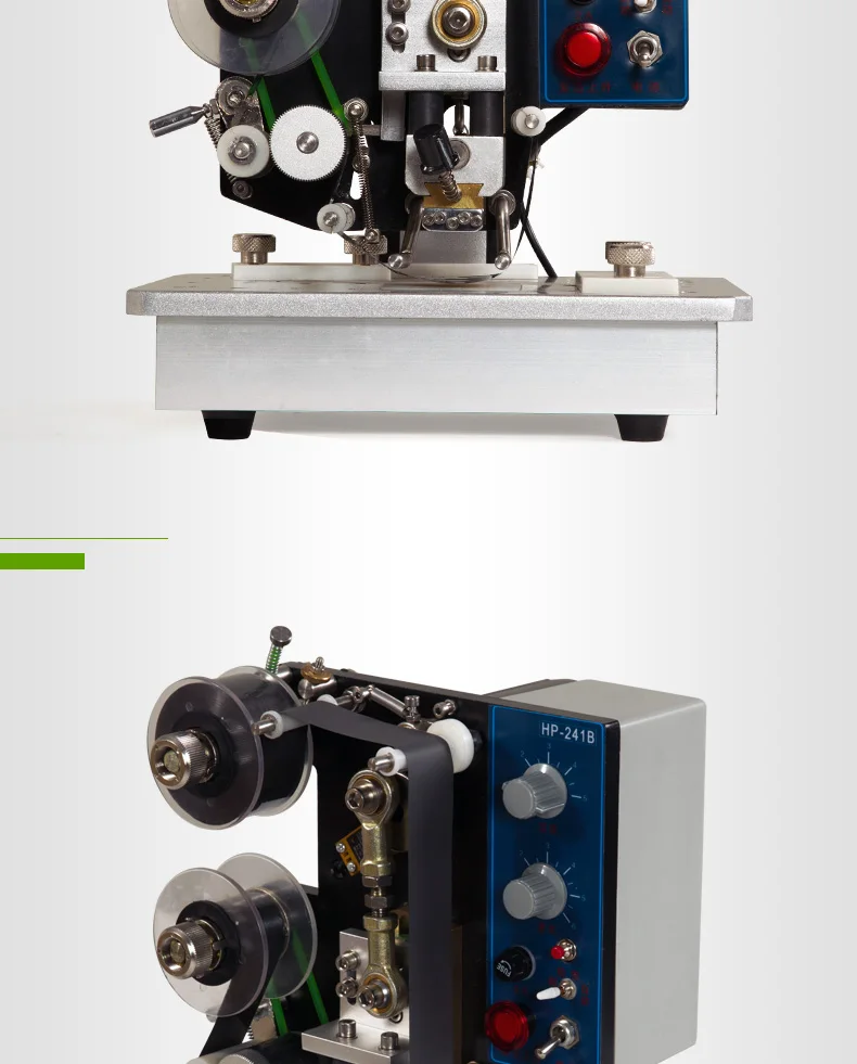 HP241B Electric Semi-Automatic Hot Stamping Machine Paper Carton Expiry ...