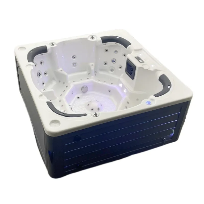 2015 hot selling High quality Hot 2 person indoor cheap Acrylic whirlpool bathtub