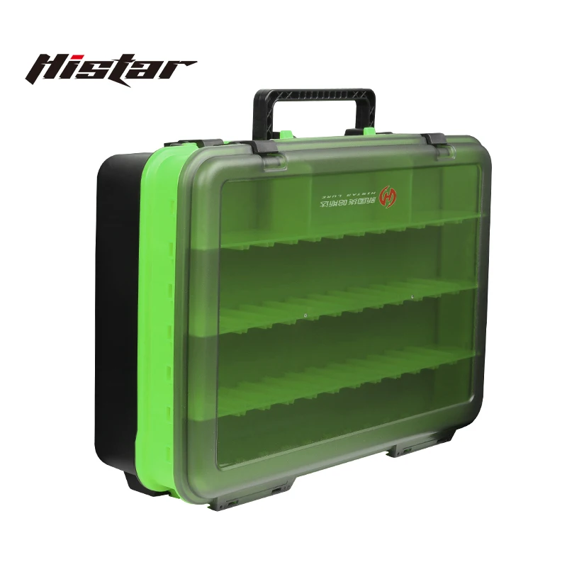 HISTAR Double Layer Fishing Tackle Box - Durable & Versatile