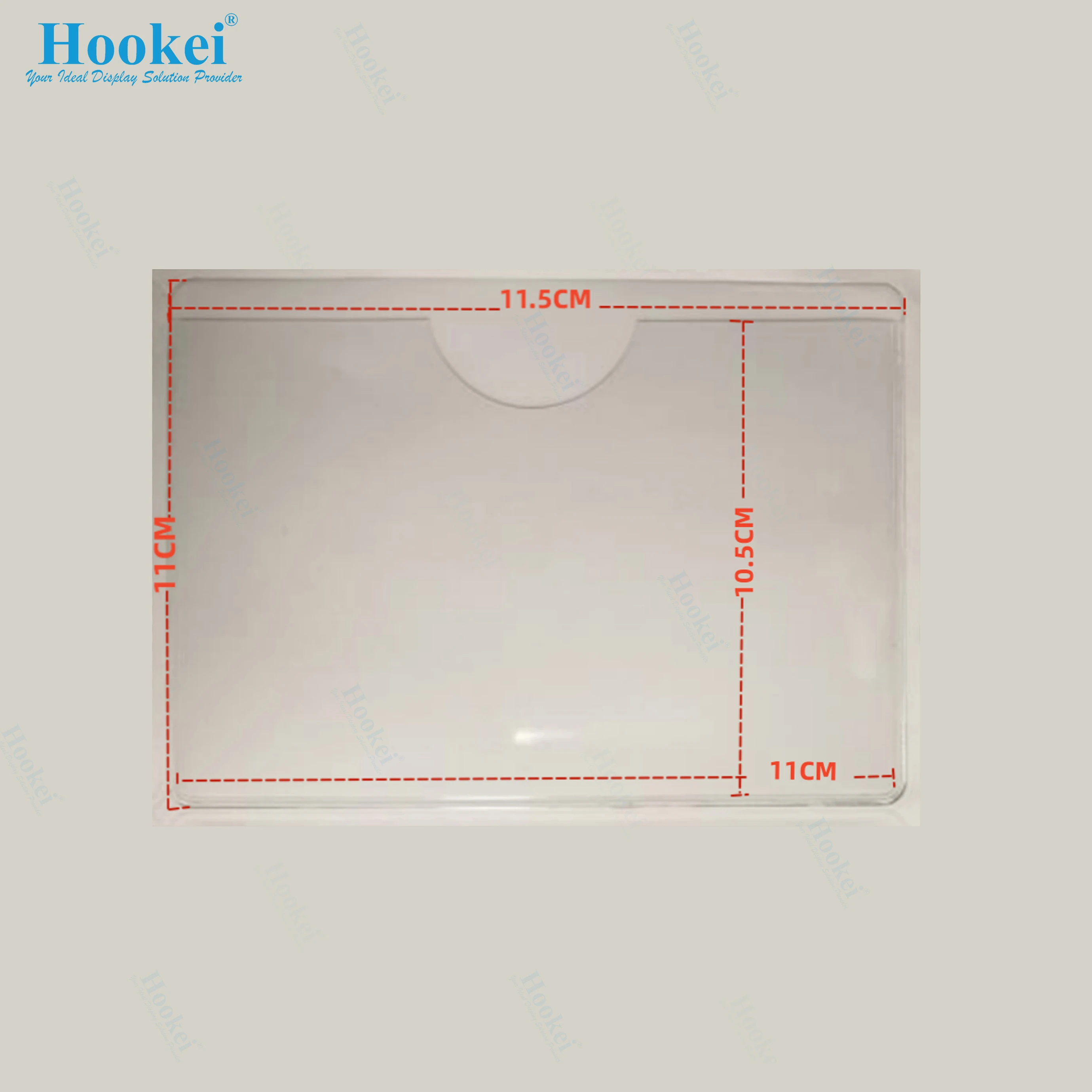 Clear Plastic Soft PVC Pocket Card Holder Self Adhesive Shipping Label / Packing Slip Envelope Pouches