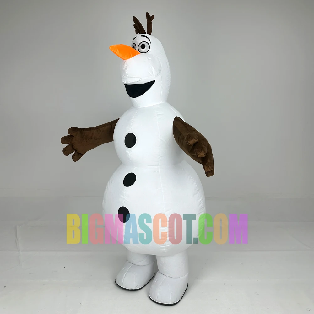 Party Entertainment Event Show for Kids High Quality Custom Inflatable Olaf  Mascot Costume Snowman Christmas Suit
