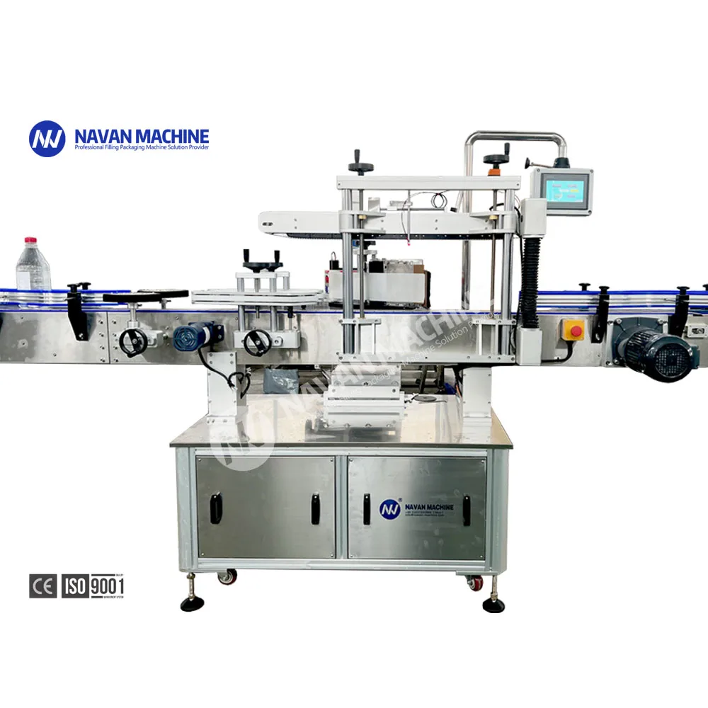 Beverage Filling Business Automatic Round Square Plastic Glass Bottle Sticker Labeling Machine for Water Juice Beer Bottle