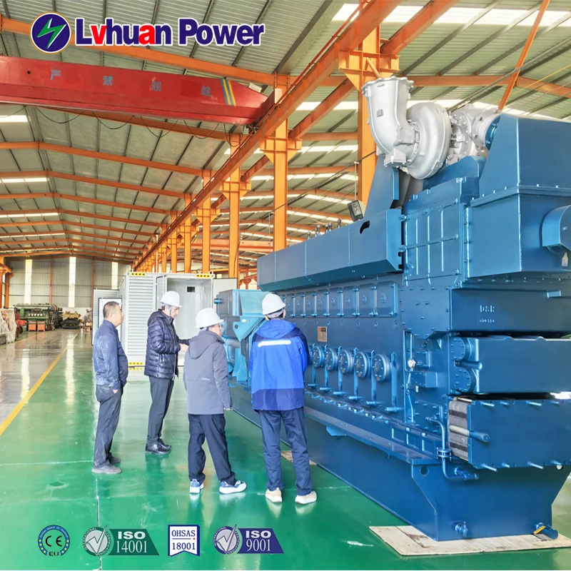 1MW Biomass Gasification Power Plant with Electric Start Water Cooling 220V/380V Output-DC Wood Gas/Rice Husk Gas Generator
