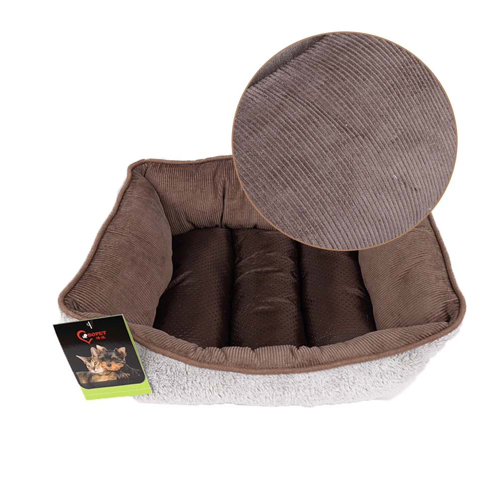 Двухсторонний вельвет для производства домашних животных охлаждающие кровати для домашних животных собака диван-кровать
