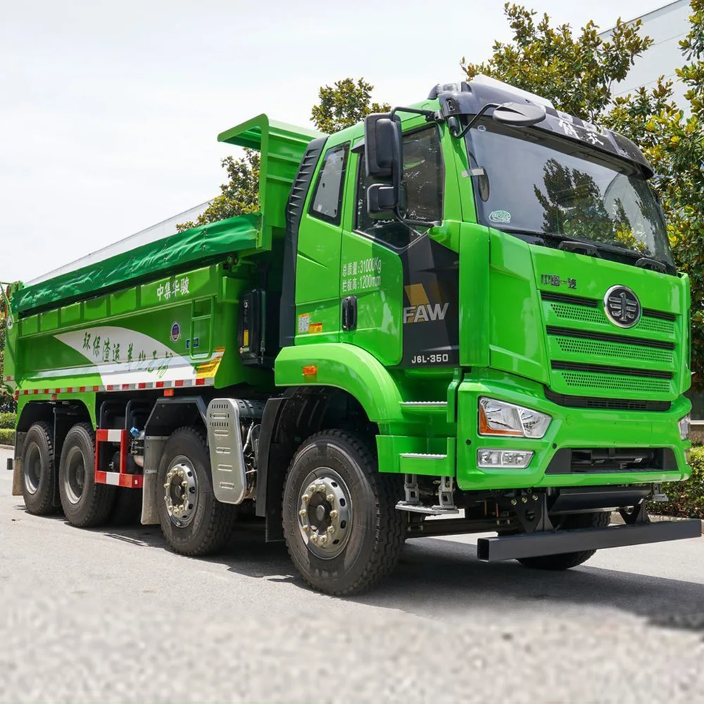 China Brand FAW Tipper Truck 8*4 12Wheeler 12R22.5Tires U-Shape Diese Dump Truck For Sale details