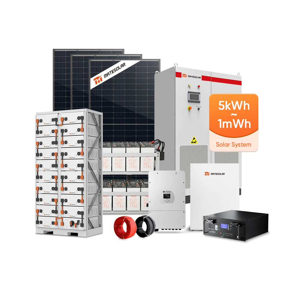 Hybrid Commercial Solar Energy Power System 8Kw 10Kw 12Kw 15Kw 20Kw 100Kw 500Kw Solar Hybrid Power System Complete 1MW Kit Home
