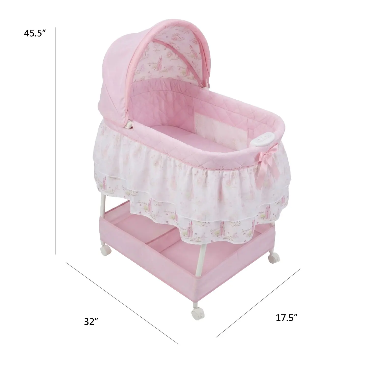 New Design Modern Steel 0-3 Year Baby Crib Rocking Swing Manual for Bedroom Made in China