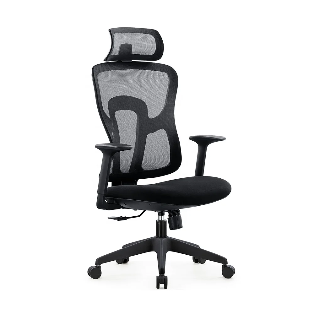 China Customizable Adjustable Armrest Spine Suitable Staff Work Writing Swivel Cheap Ergonomic Office Chair With Lumbar Support