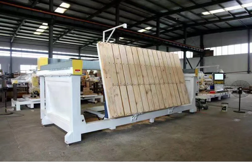 Jinan LEEDER каменная техника гранитная мраморная мостовая пила машина для резки плиты с наклонным столом