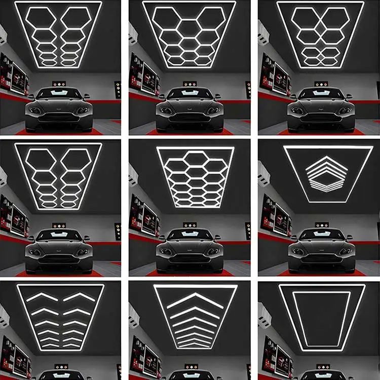 High Lightnesstakenow Pro Led Handheld Inspection Hexagon Panel Hex Led Ceiling Wall Detailing Studio Poshing Workshop Light
